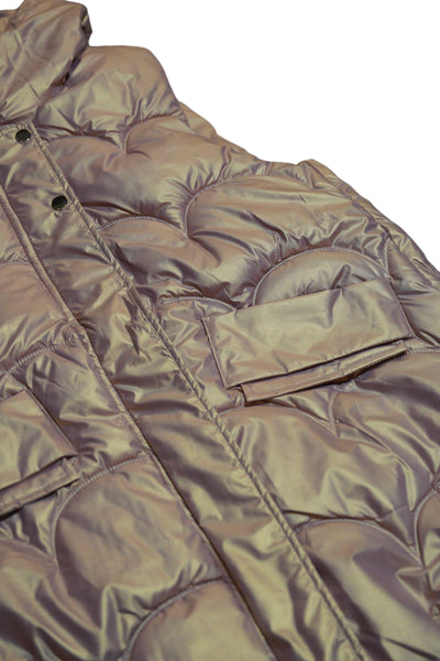 New Gold Down Puffer Long Vest