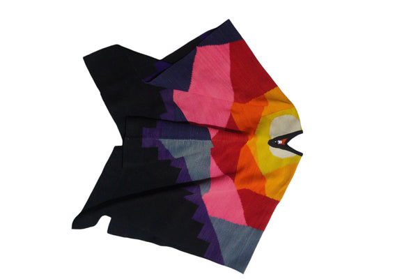 Heavy Woven Tassel Poncho