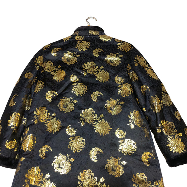 Gold Black Embellished Chinese Jacket