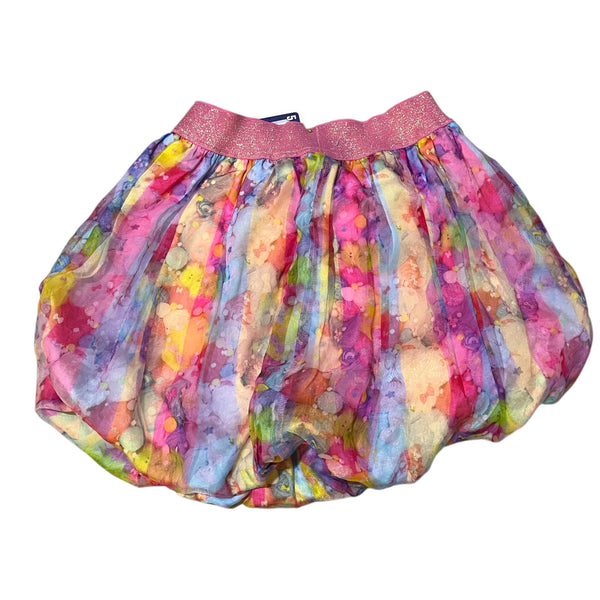 Harajuku Style Pink Floral Skirt by 6% Dokidoki