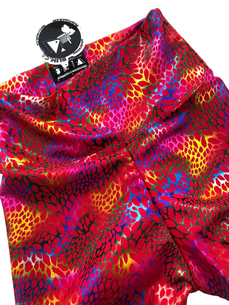 Blim Neon Printed Booty Shorts