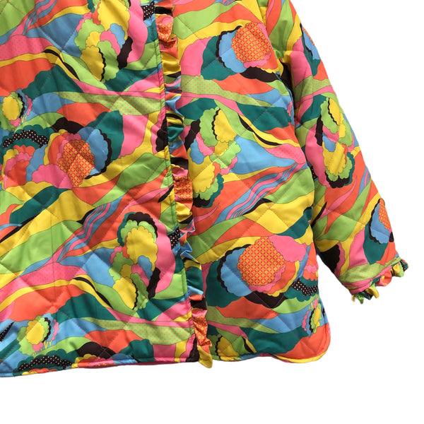 Hapi Style Colorful Quilted Jacket