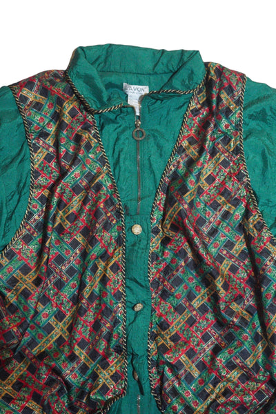 Embellished Vintage Abstract Pattern Jacket
