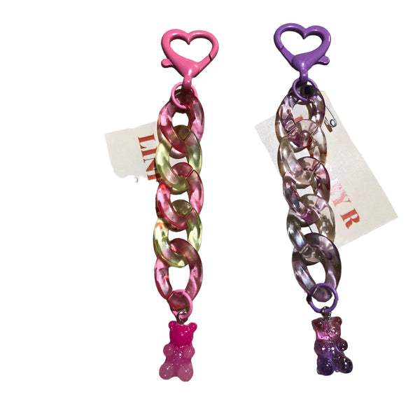 Heart Teddy Key Chains by Lines by Regina