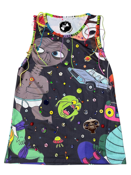 Hand Upcycled ET Shirt by Zealot