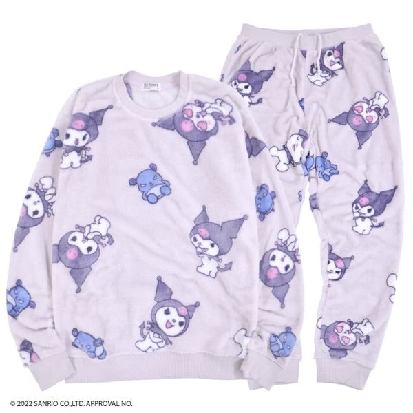 Kuromi Fleece Pajama Set