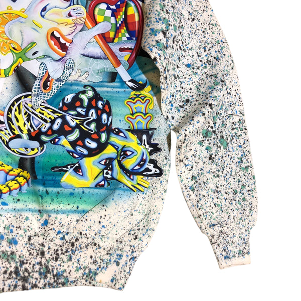 OOAK Splatter Sweater by Dang Olson x Blim