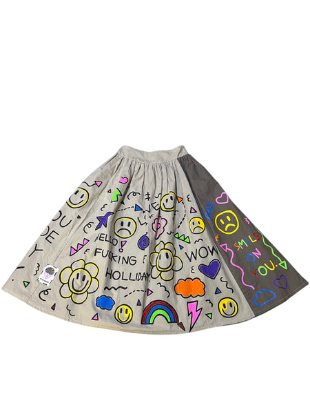 Hand Upcycled Skirt by Zealot