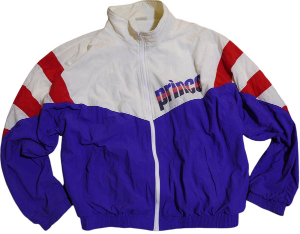 Vintage Prince White, blue, and Red Jacket