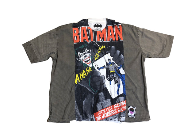 Hand Upcycled Batman Shirt by Zealot