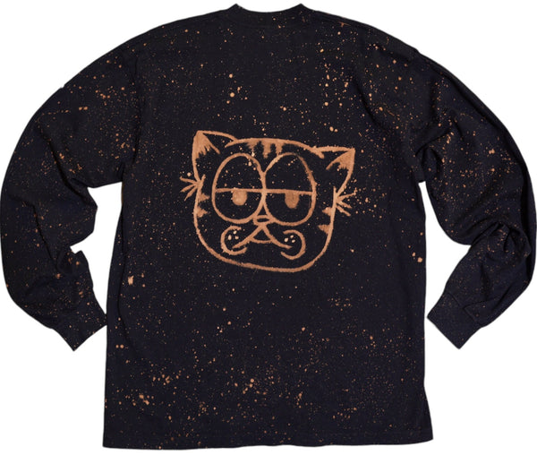 Hand Bleached Screen Printed Garf T-Shirt