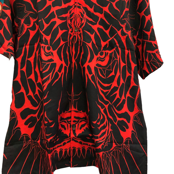 Back in Stock! Tiger Spider Short Sleeve Button up