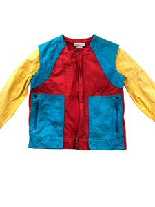 Vintage Color Block Jacket