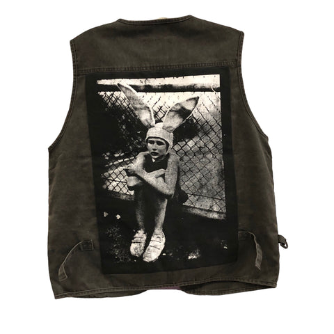 Custom Screen Printed Gummo Cargo Vest