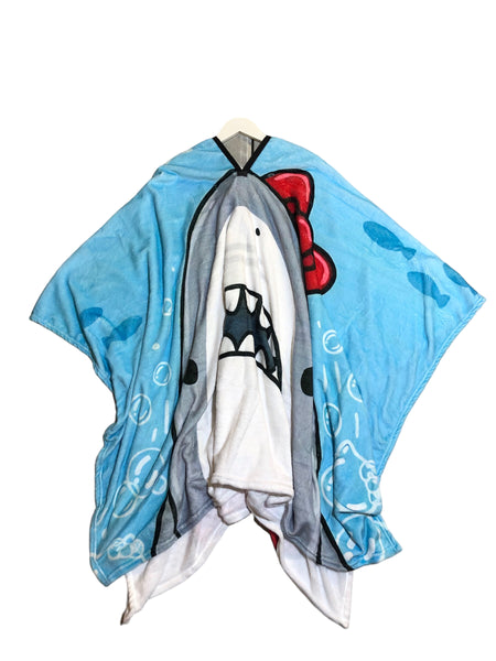 Blim Vintage Hello Kitty “Jaws” Reworked Poncho