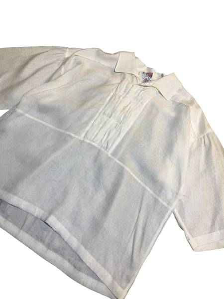Vintage Linen Button Up Shirt
