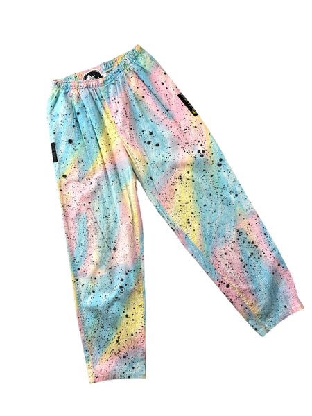 Hand Splattered Rainbow Track Pants