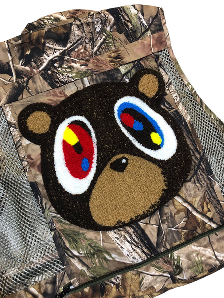Embellished Real Tree Cargo Vest