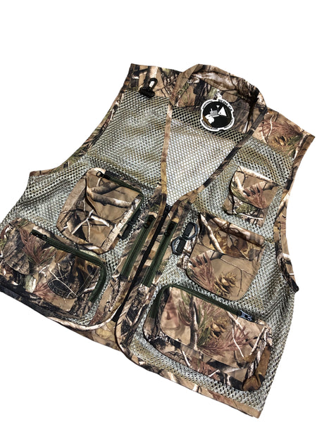 Embellished Real Tree Cargo Vest