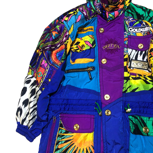 Vintage Colorful Embellished Jacket by Goldwin from Japan