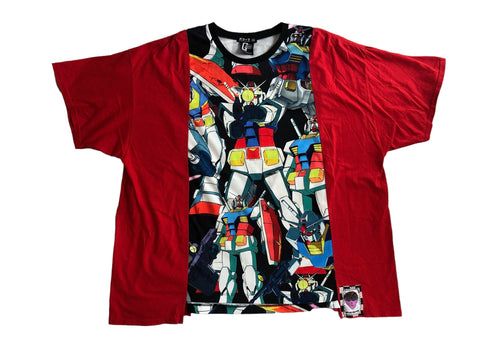 Hand Upcycled Transformers Shirt by Zealot