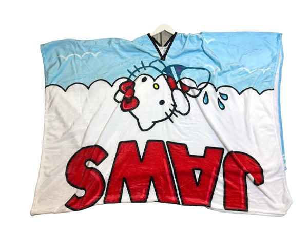 Blim Vintage Hello Kitty “Jaws” Reworked Poncho
