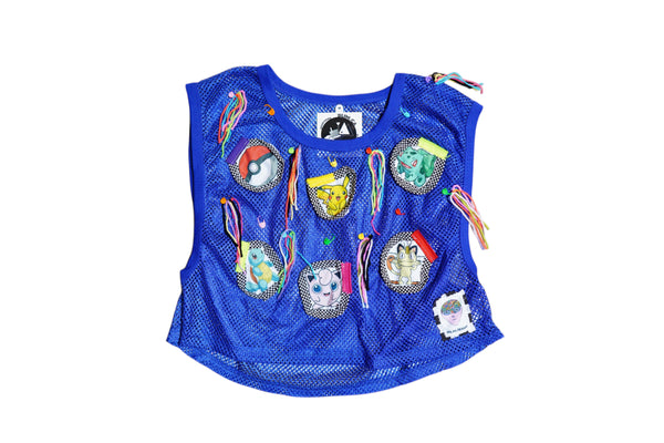 Hand Upcycled mesh shirt by Zealot