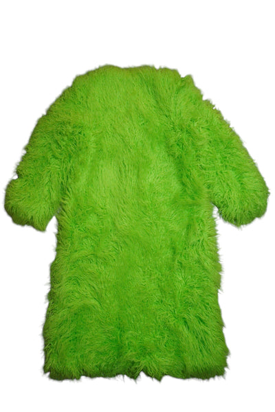 Colorful Neon Faux Fur long coat