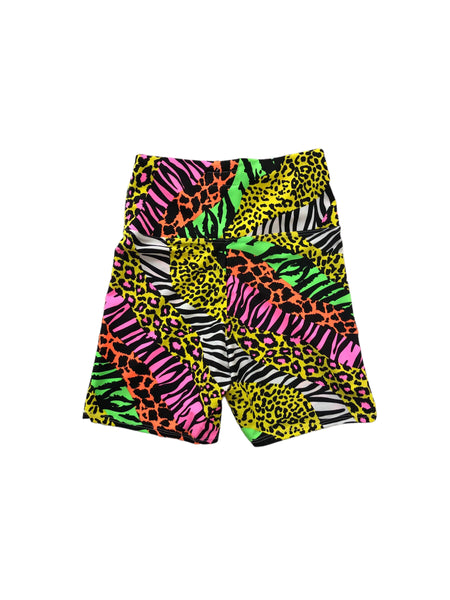 Blim Neon Printed Booty Shorts