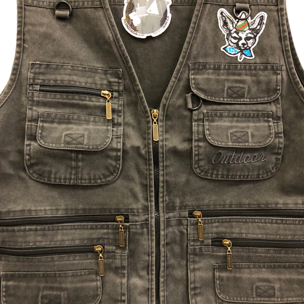 Custom Screen Printed Gummo Cargo Vest