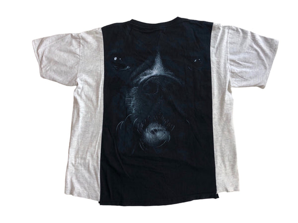 Hand Upcycled Rottweiler Shirt by Zealot