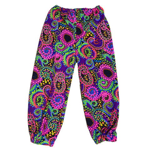 Custom Neon Paisley Balloon Pant by Blim