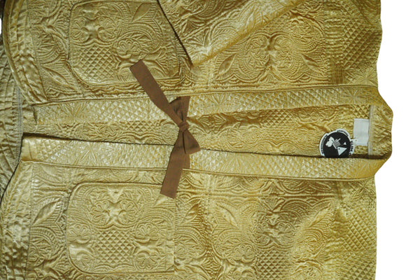 Handmade OOAK Gold Quilted Hapi Coat