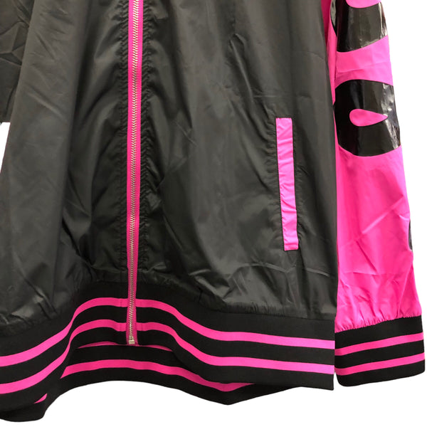 Peachiie Fluorescent Pink Nylon Jacket