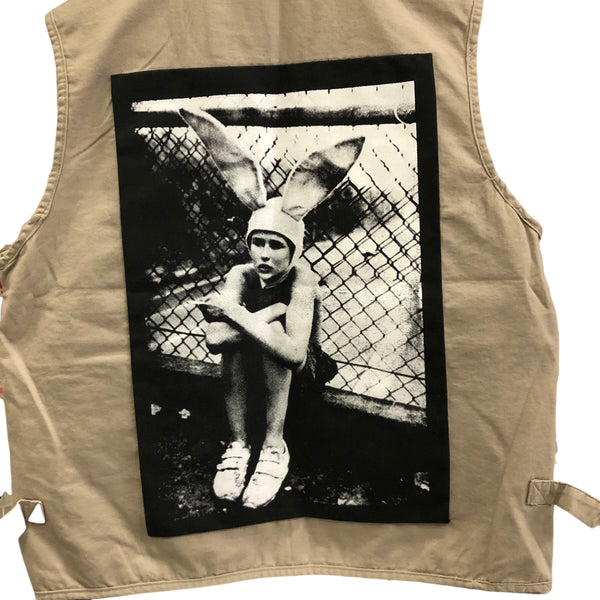 Custom Screen Printed Gummo Cargo Vest