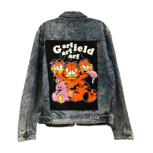 Garferberus OOAK Vintage Acid Denim Jacket by Blim x Puppyteeth