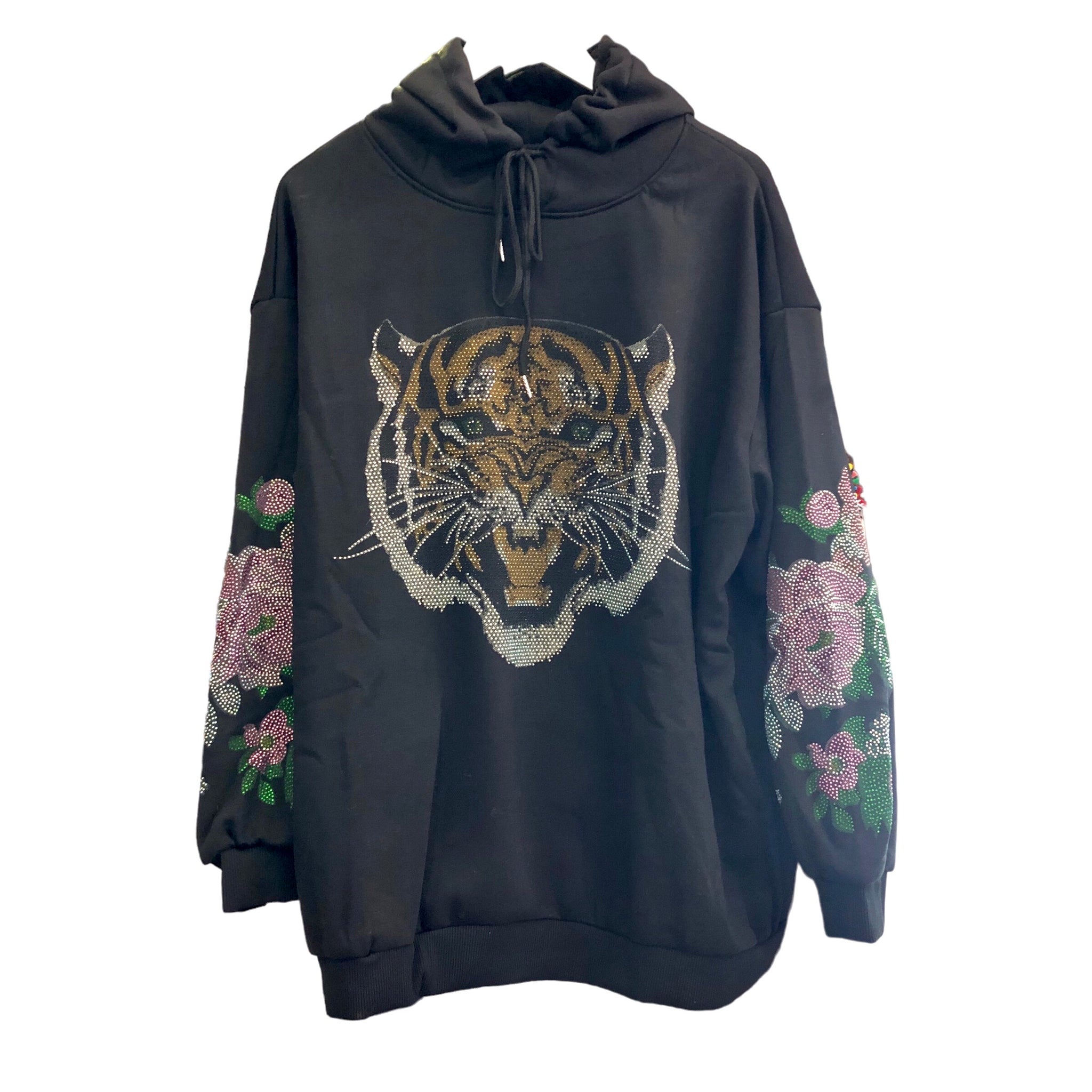 Embellished Tiger Bling Hoodie – Blim Vancouver
