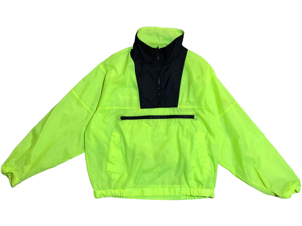 Vintage Neon Windbreaker Jacket
