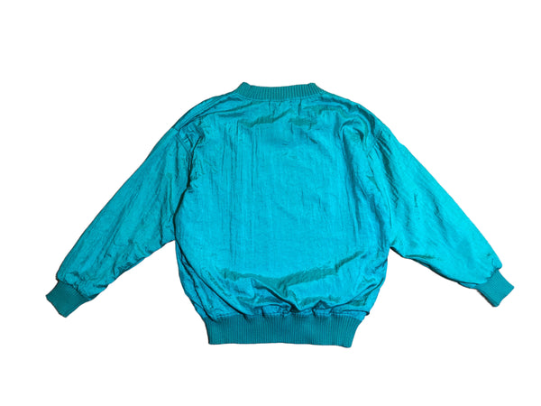 Blue Rainbow Teddy crewneck sweater