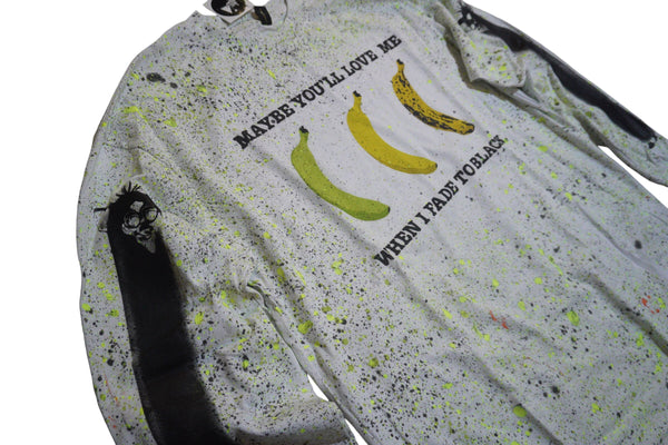 Garfield Banana Splatter Long Sleeve T by Blim