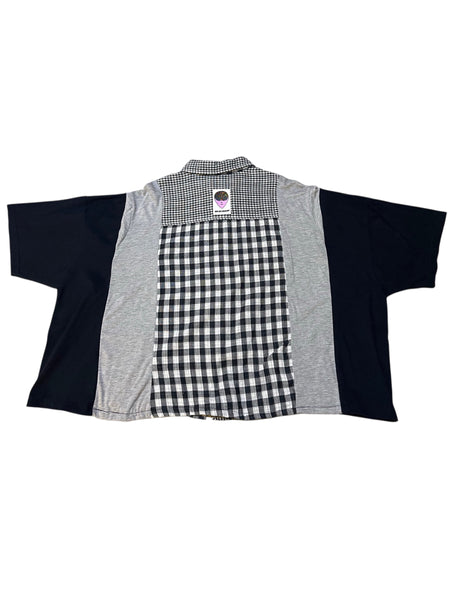 Hand Upcycled button up by Zealot