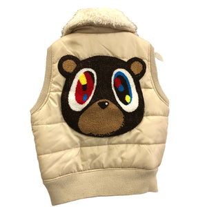 Embellished Murakami Bear Puffer vest