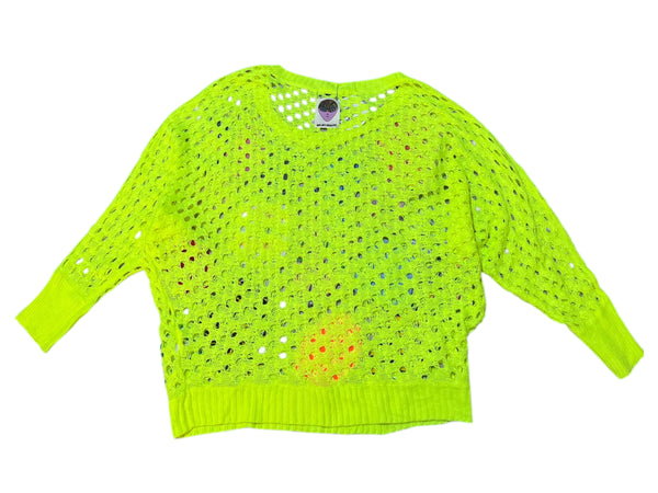 Hand Upcycled mesh Shirt by Zealot