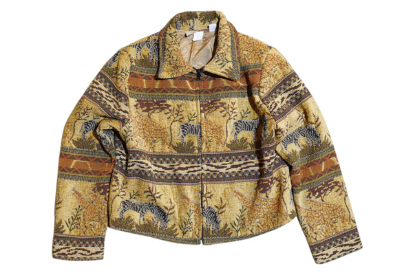 Tapestry Tiger Embellished Jacket