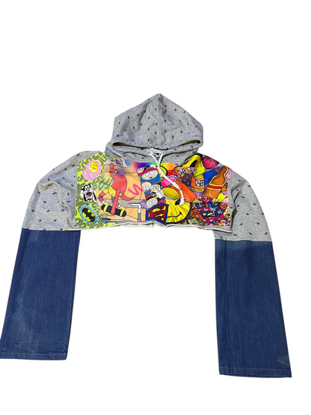 Hand Upcycled Hoodie by Zealot