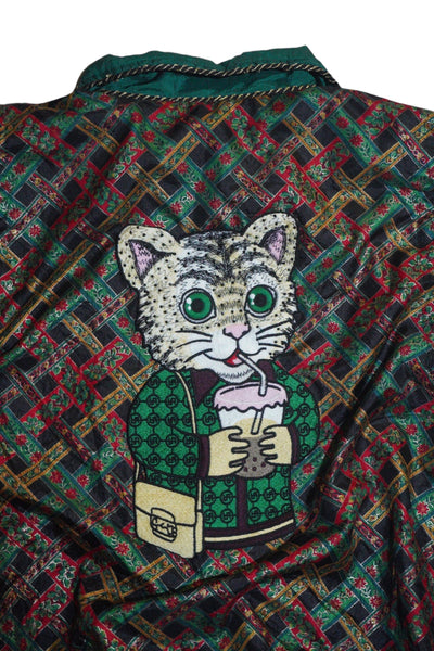 Embellished Vintage Abstract Pattern Jacket