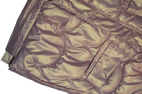 New Gold Down Puffer Long Vest