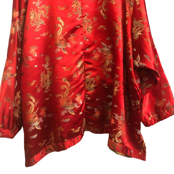 Gold Red Embellished Chinese Jacket