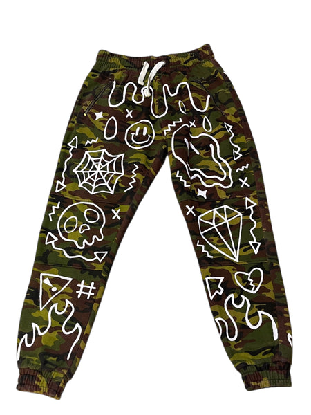 Hand Upcycled pants by Zealot