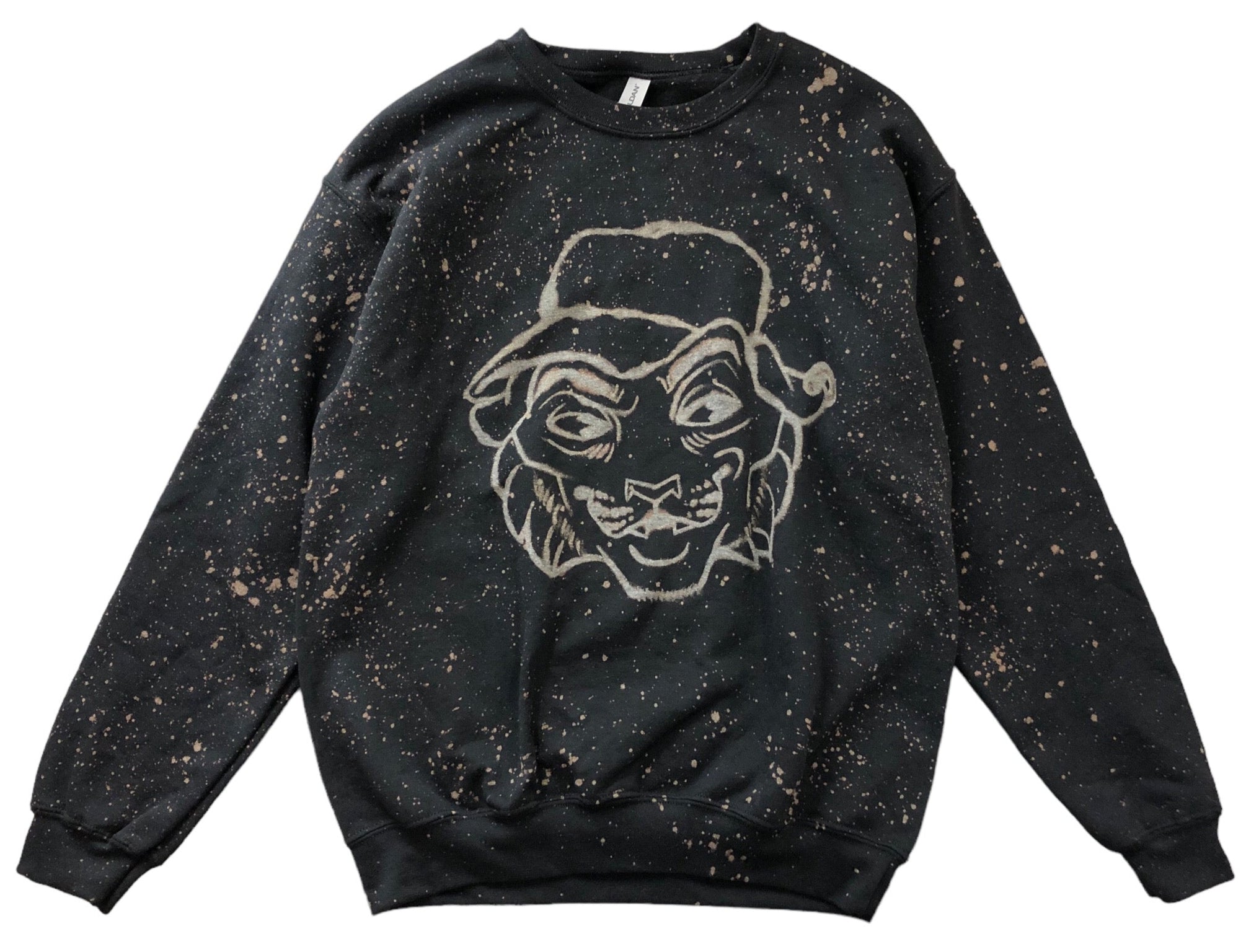 Hand Bleached Sneaky Stripes Sweater